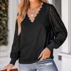 Cupshe black shirt